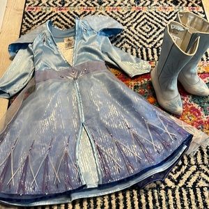 ELSA HALLOWEEN COSTUME DELUXE WITH BOOTS